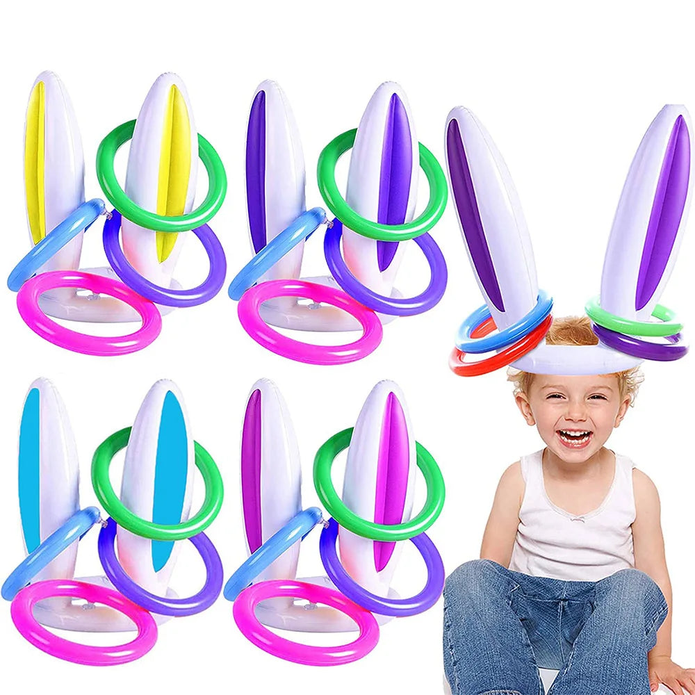 Inflatable Rabbit Ear Throwing Game Ferrule Ring