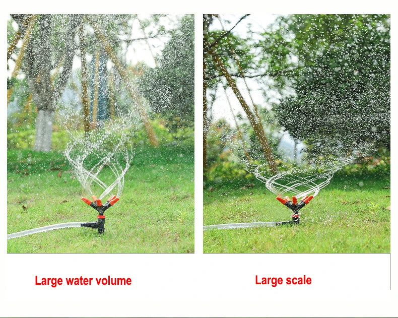 360° Rotating Pentagonal Showerhead Automatic Sprinkler