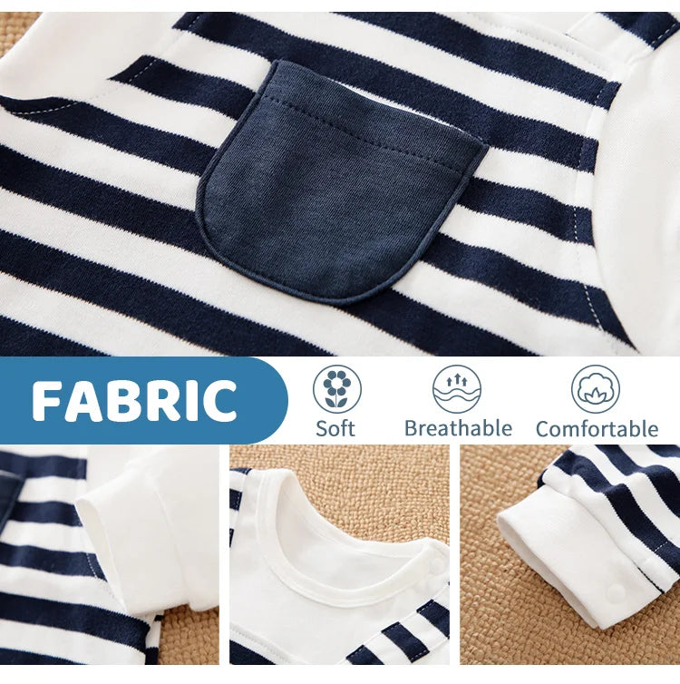 Cotton Long Sleeve Baby Bodysuit