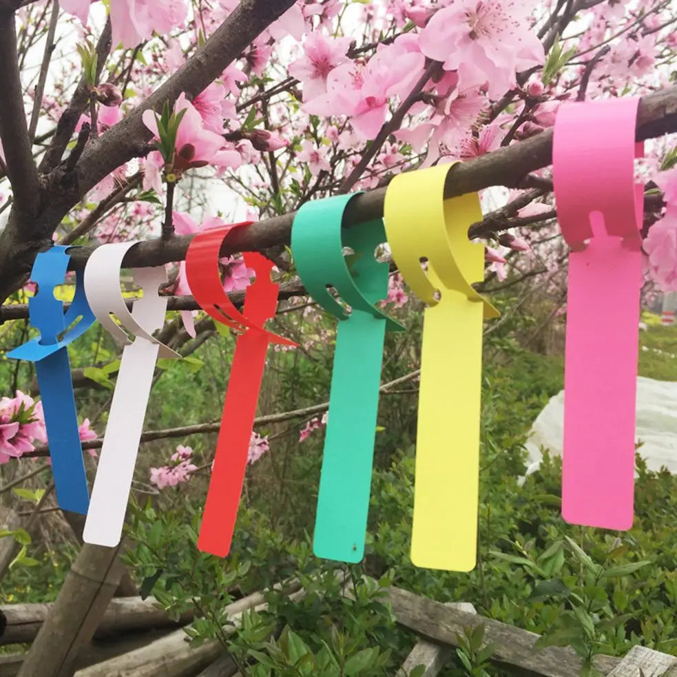 100pcs Home Gardening Products Pots Planting Plastic Flowers