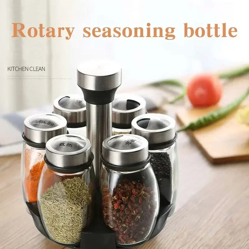 Rotating Seasoning Sugar Pepper Bottles