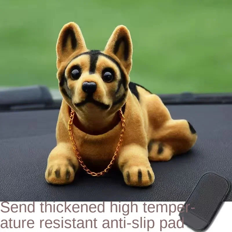 Car decoration shaking head dog