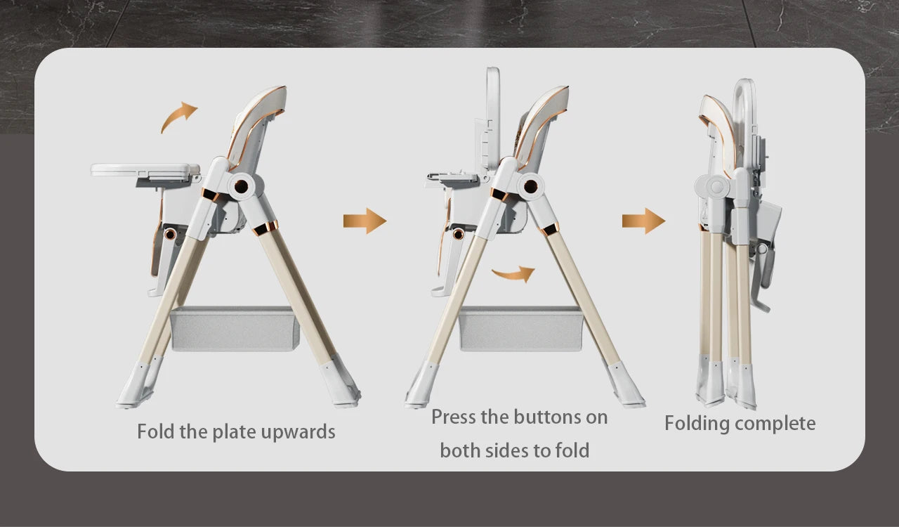 Baby Feeding Table Chair with Wheels