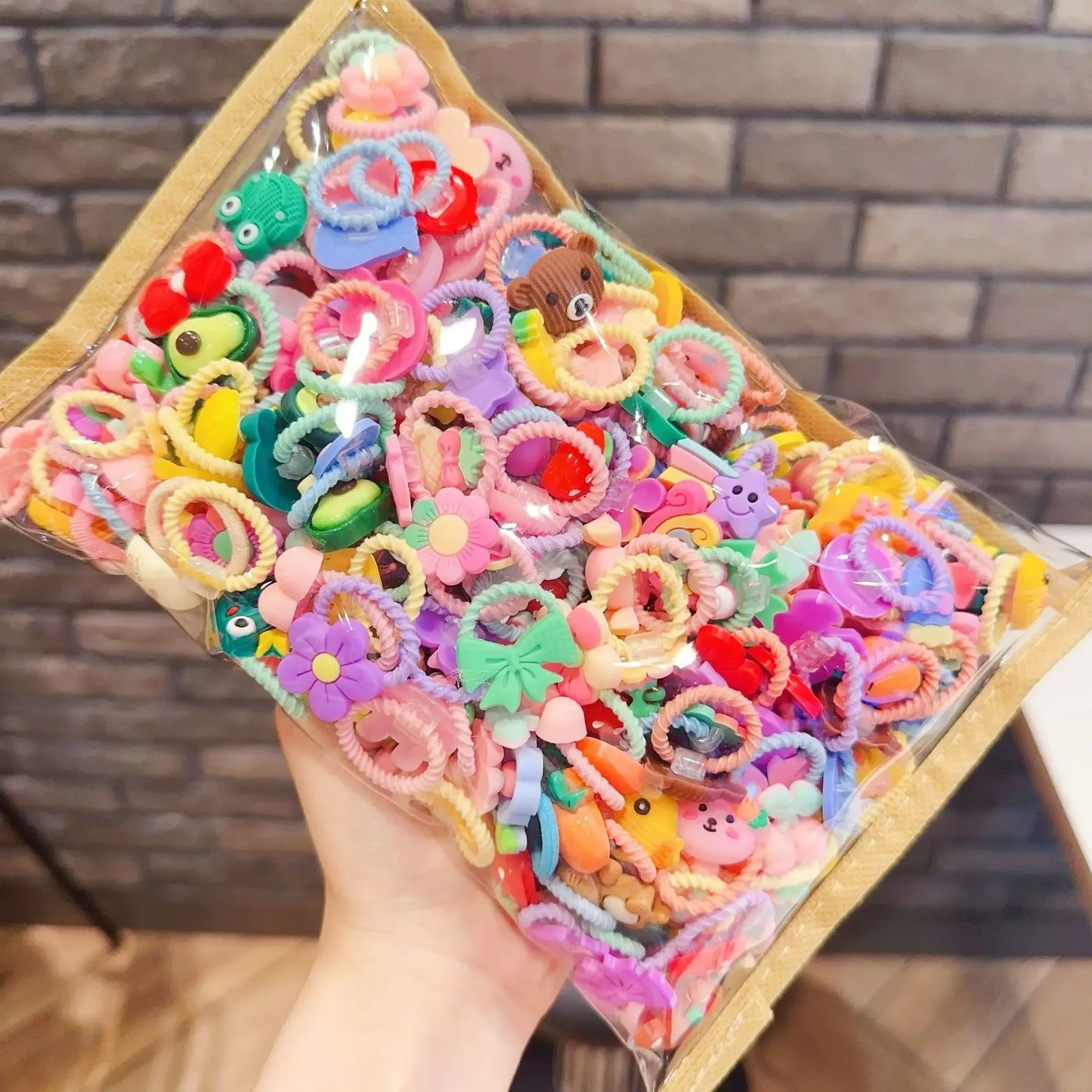 Children Hair Bands Girls Cartoon Elastic Hair Ties
