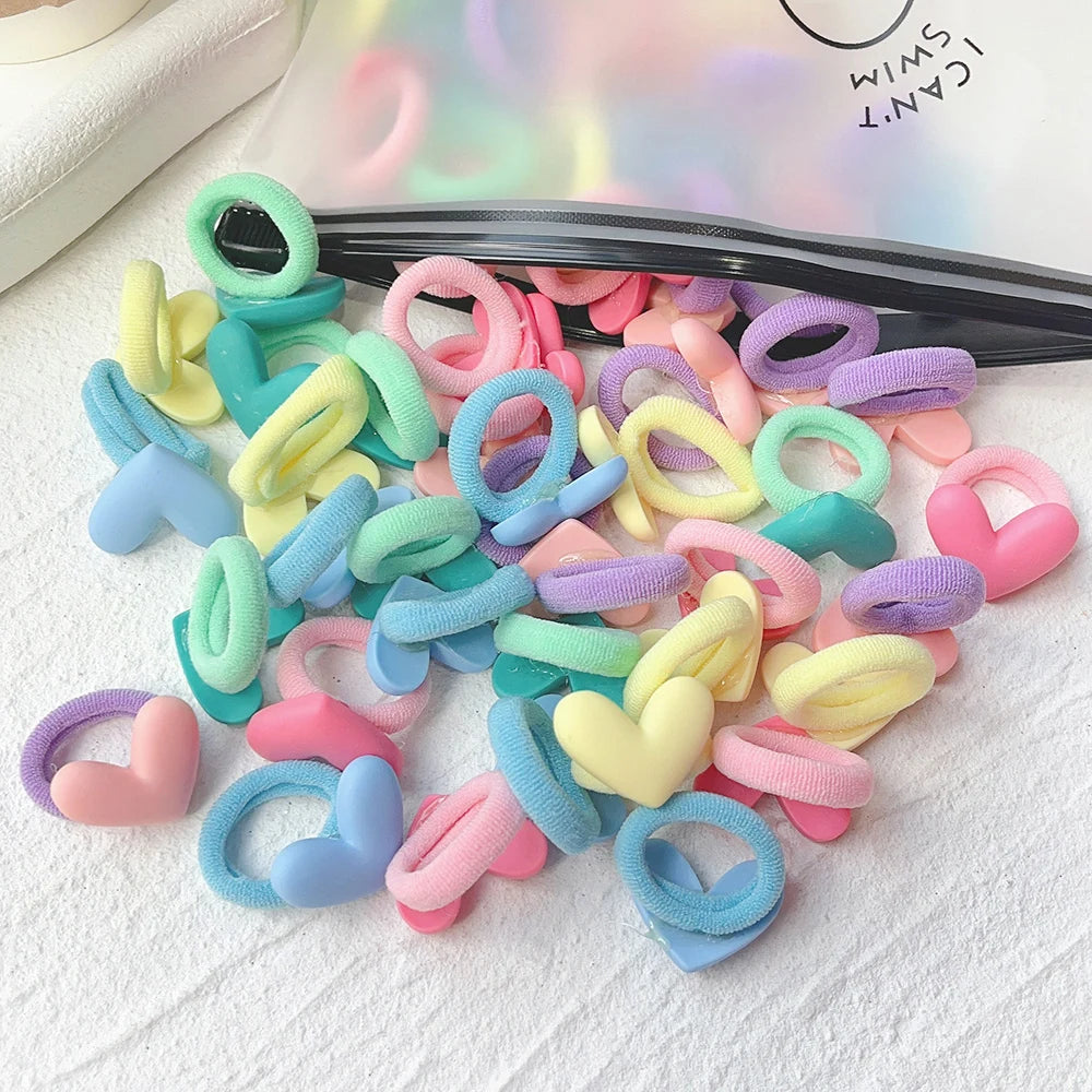 10Pcs Cartoon Hairbands Set for Girl