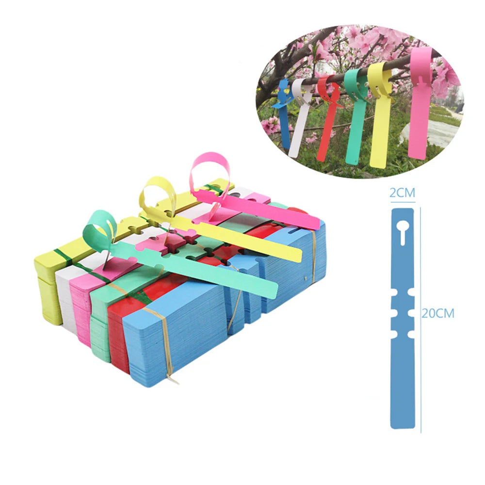 100pcs Home Gardening Products Pots Planting Plastic Flowers