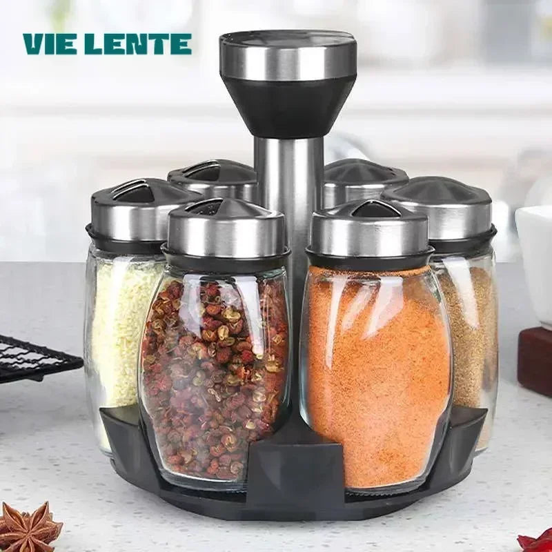 Rotating Seasoning Sugar Pepper Bottles