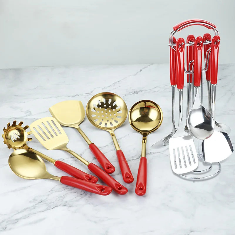 7pcs stainless steel set cooking