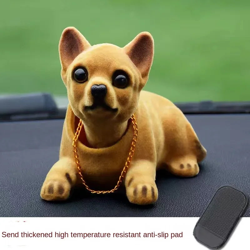 Car decoration shaking head dog