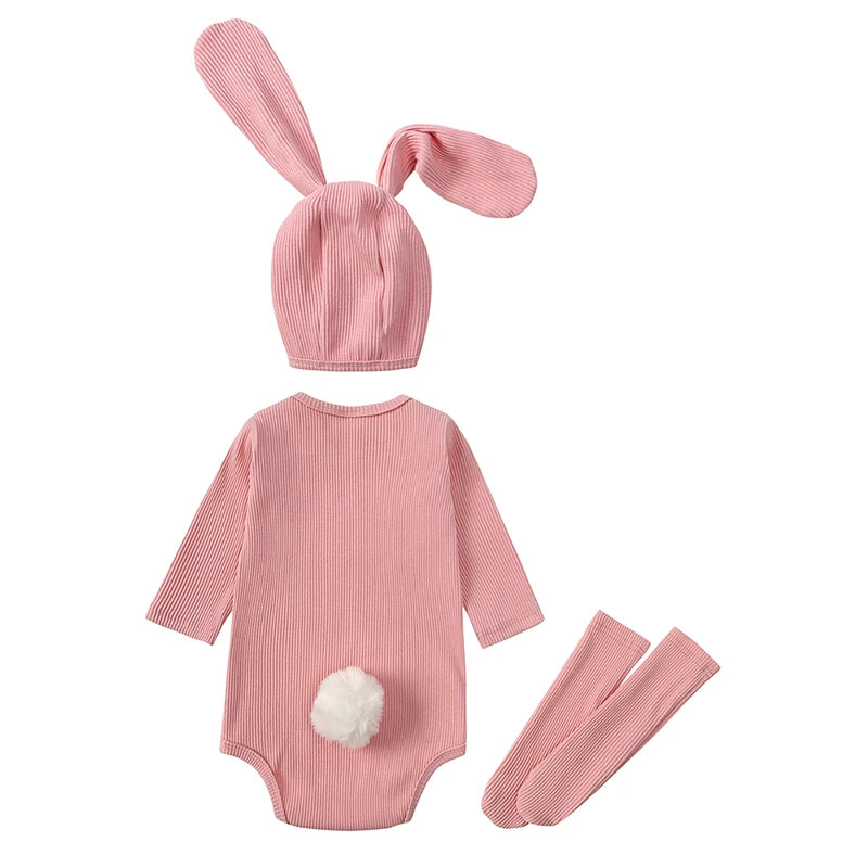 2025 Easter Day Rabbit Baby Rompers Spring Toddler