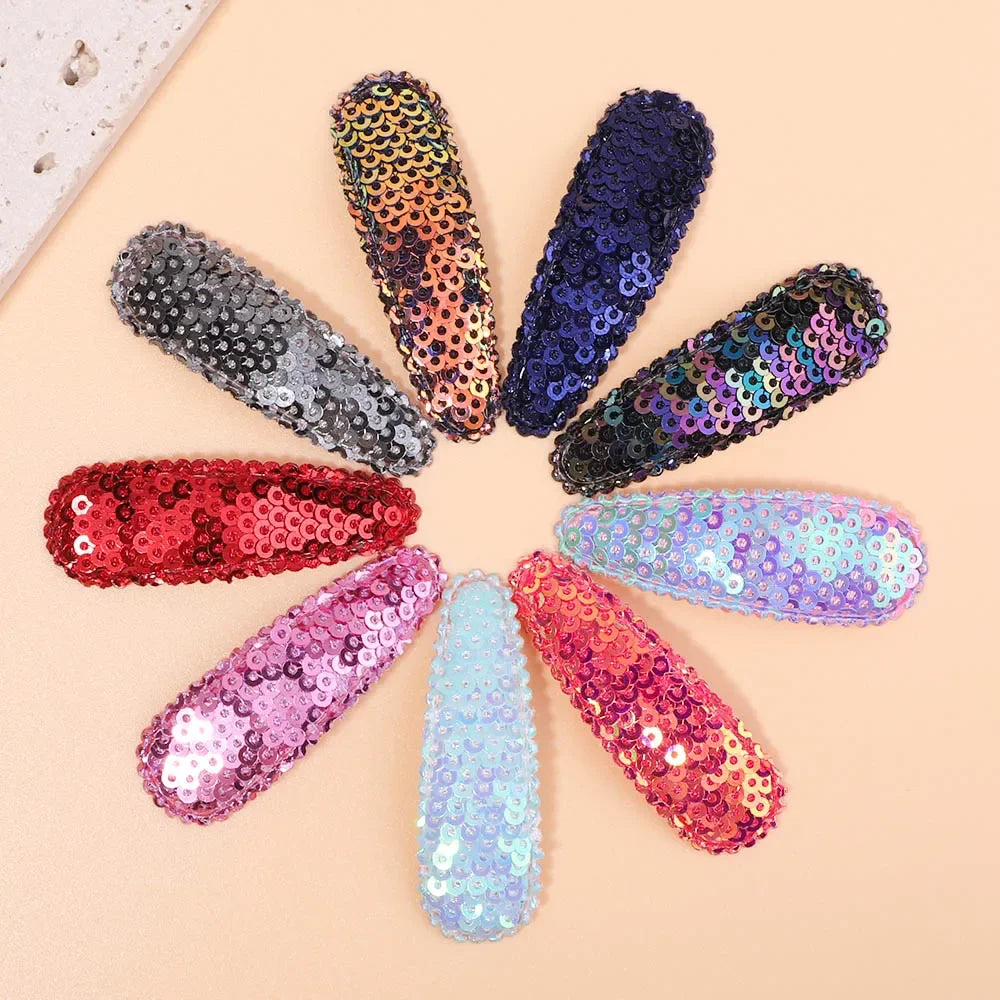 10Pcs/Set BB Hair Clips for Kids Handmade