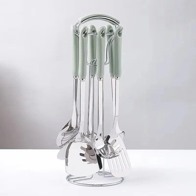 7pcs stainless steel set cooking