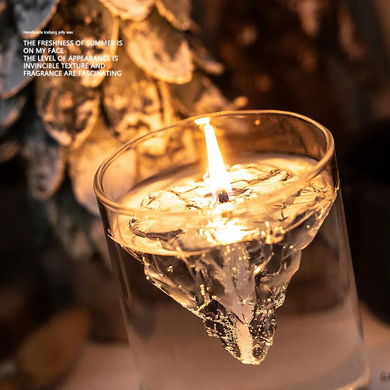 Healing Home Decorations Transparent Jelly Candles