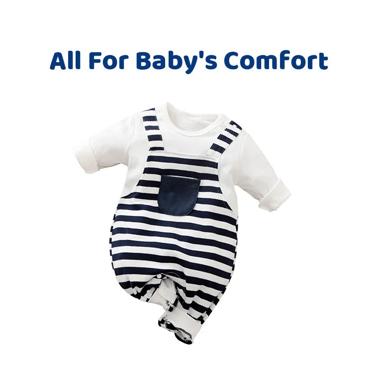 Cotton Long Sleeve Baby Bodysuit