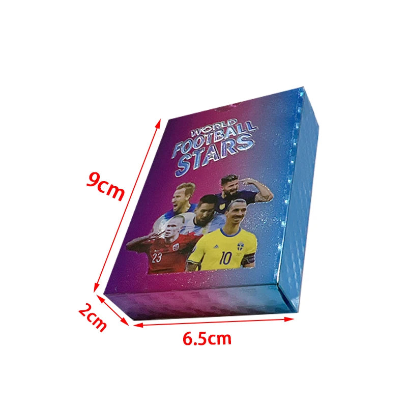 55-27PCS Football Cards Gold And Silver Limited Edition