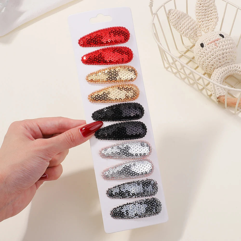 10Pcs/Set BB Hair Clips for Kids Handmade