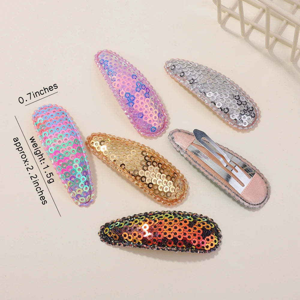 10Pcs/Set BB Hair Clips for Kids Handmade
