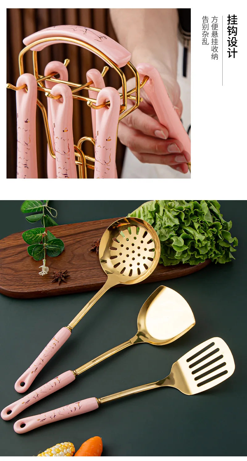 7pcs stainless steel set cooking