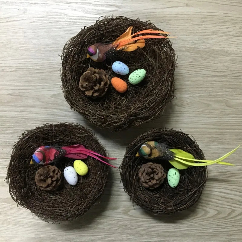 Easter Toad Vine Weaving Bird's Nest