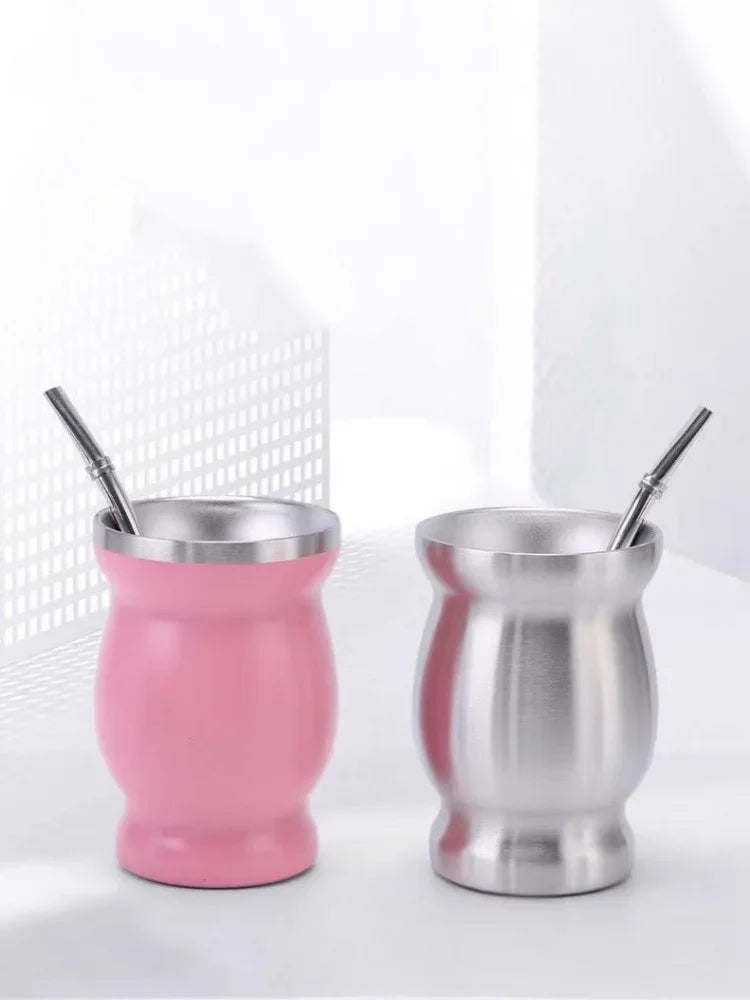 240ml Stainless Steel Mate Cup Argentinean