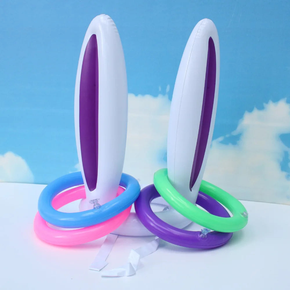 Inflatable Rabbit Ear Throwing Game Ferrule Ring