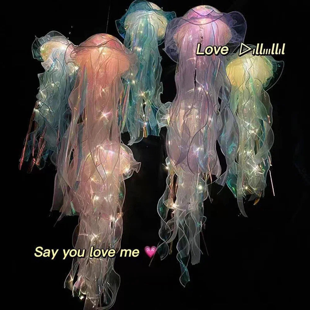 Jellyfish Lamp Under The Sea Colorful