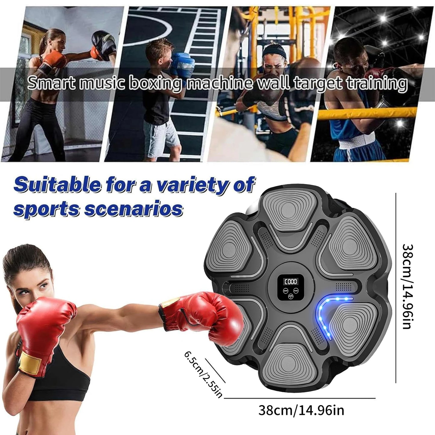 New Smart Music Boxing Machine Adult/Children
