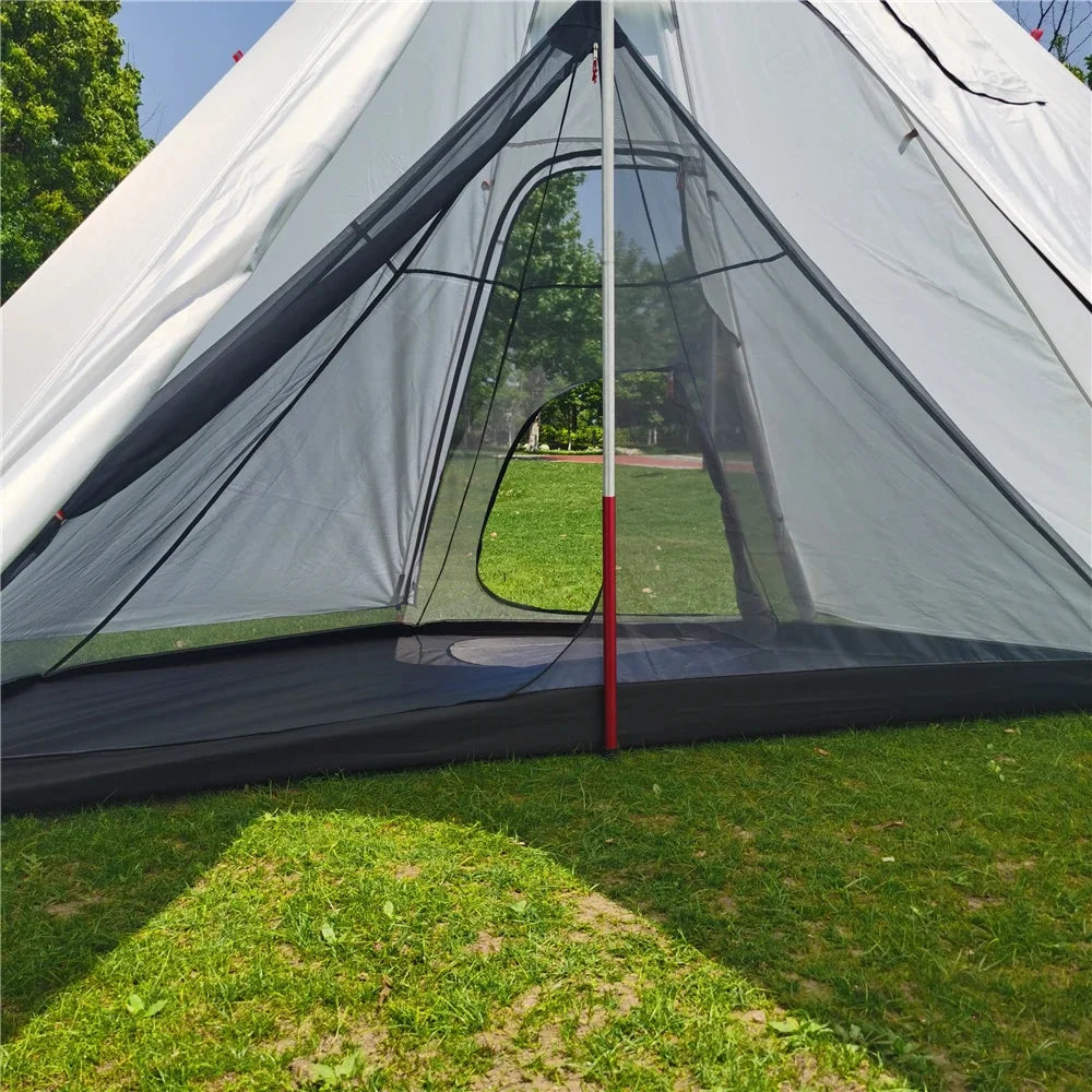 320/400 Pyramid Teepee Mest Tent Ultralight Outdoor Mosquito Net