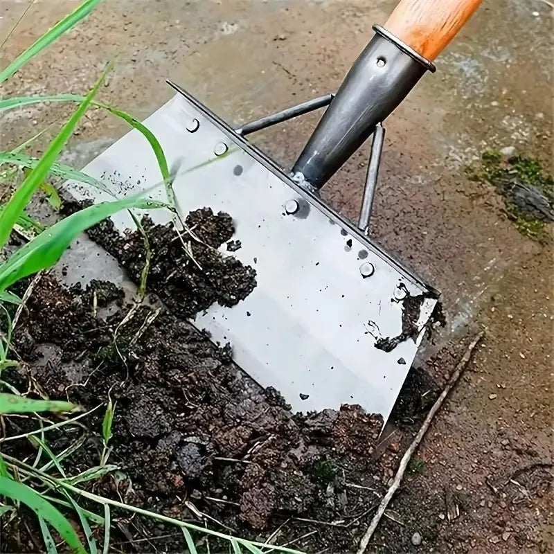30cm Metal Weed Cleaning Shovel Stainless Steel Deicing Shovel