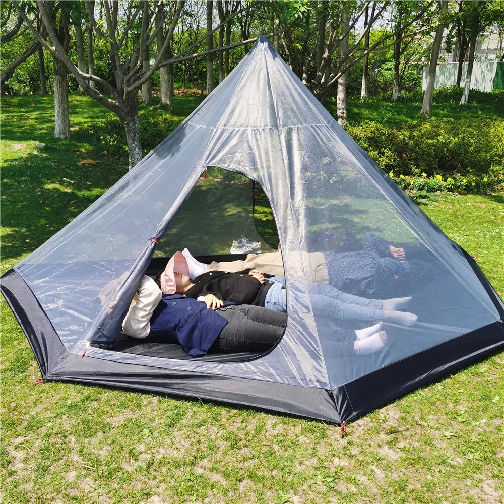 320/400 Pyramid Teepee Mest Tent Ultralight Outdoor Mosquito Net