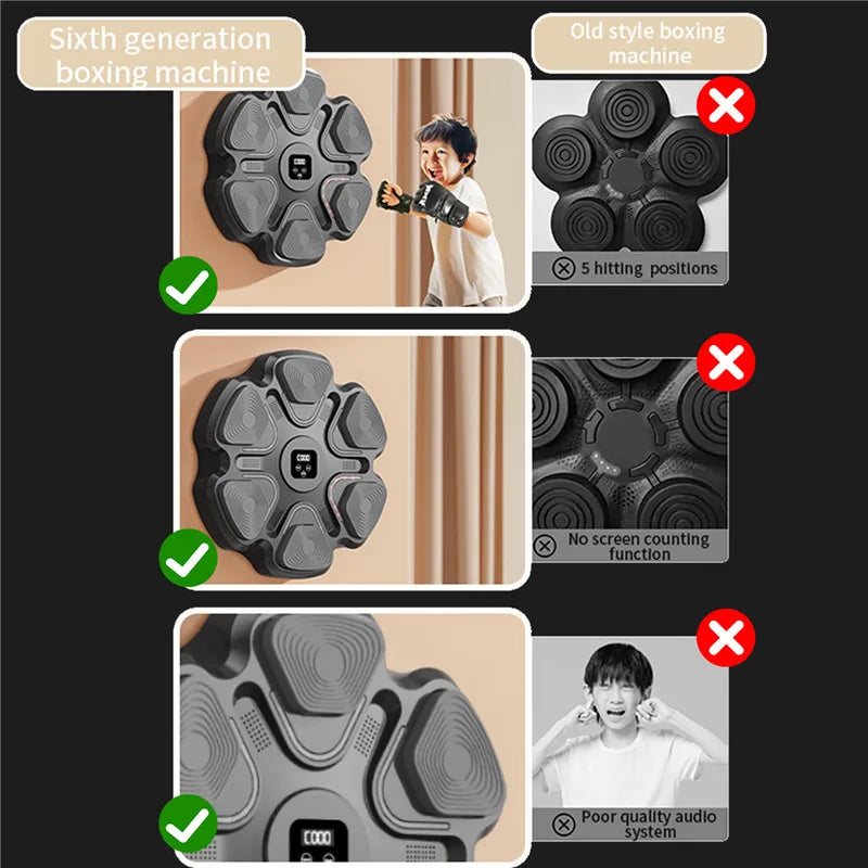 New Smart Music Boxing Machine Adult/Children