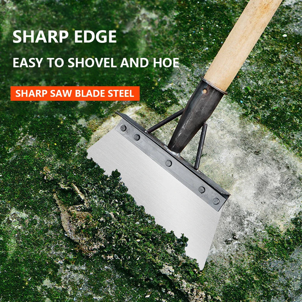 30cm Metal Weed Cleaning Shovel Stainless Steel Deicing Shovel