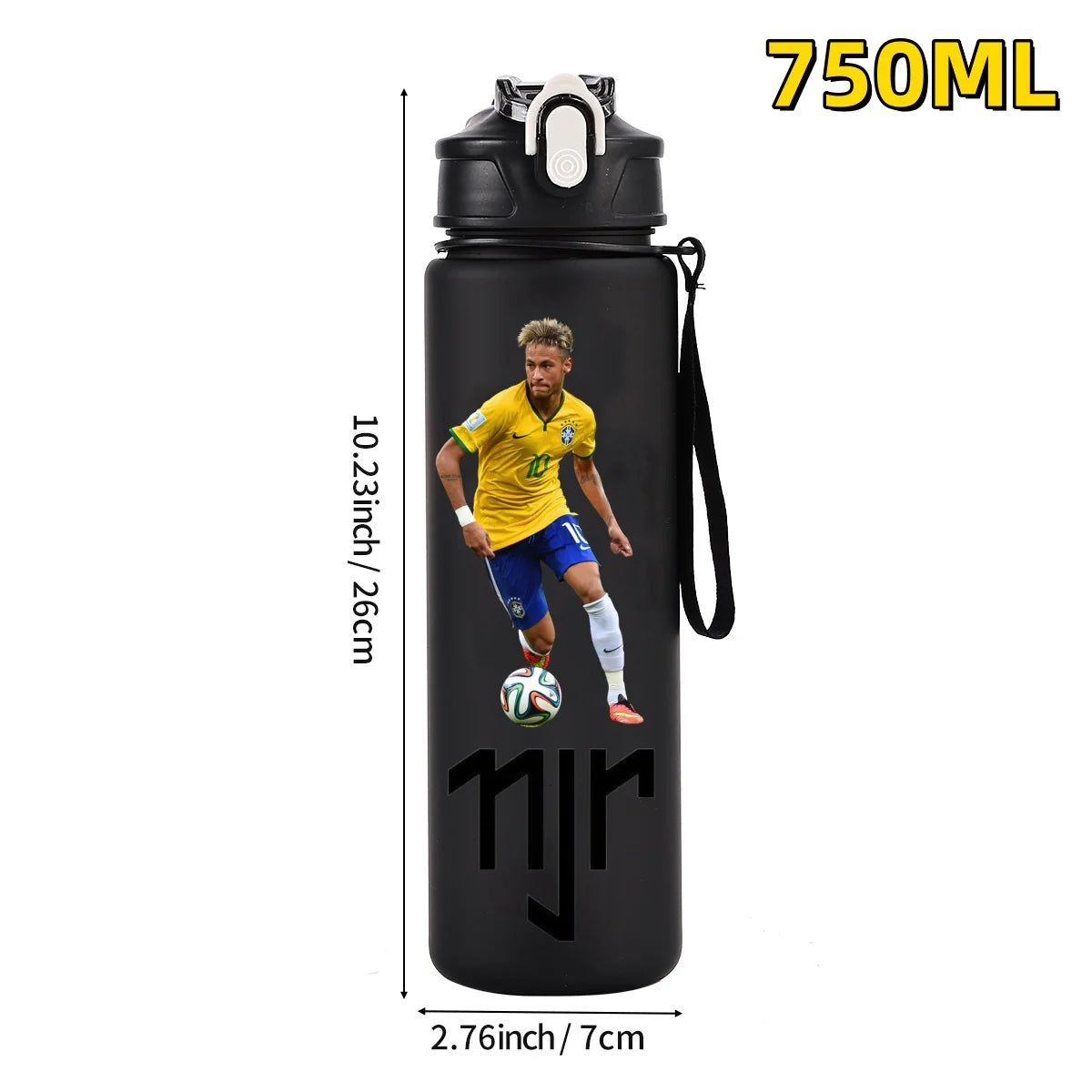 750ML Football Star Water Cup