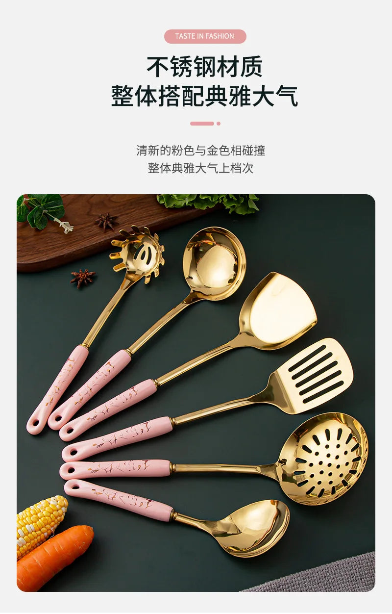 7pcs stainless steel set cooking