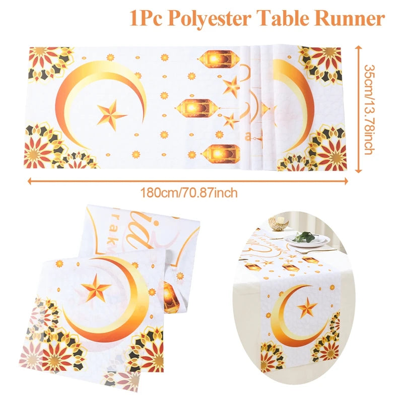 Ramadan Decoration 2025 Table Runner