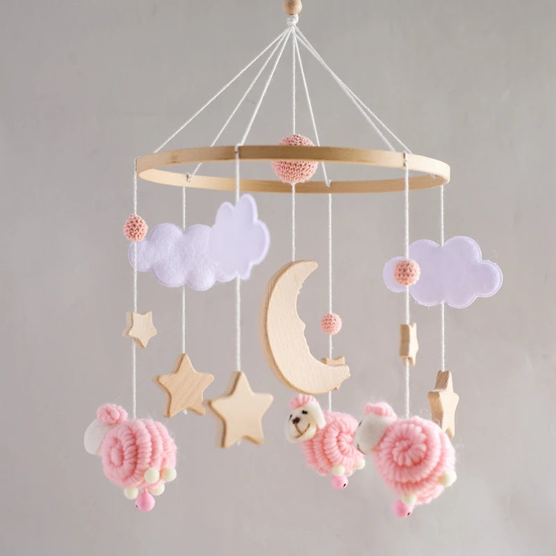 Baby Crib Mobile Bed Bell Rattle