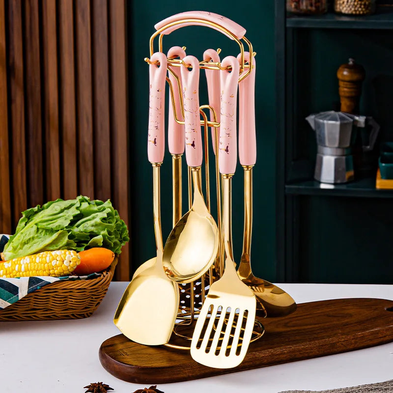 7pcs stainless steel set cooking