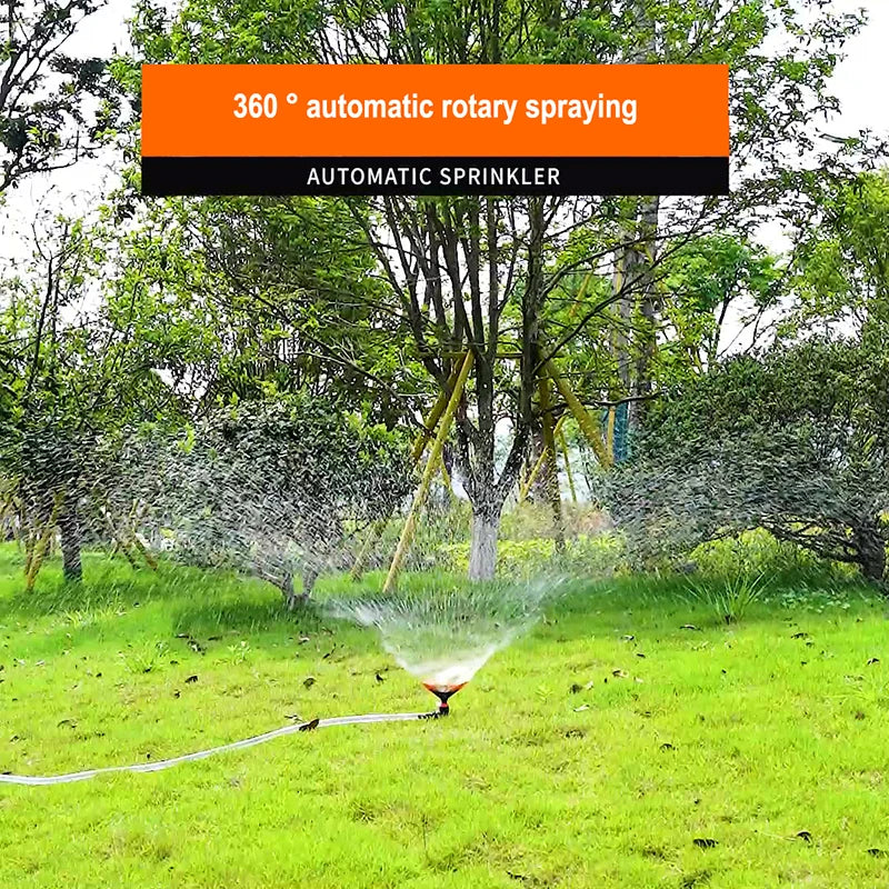360° Rotating Pentagonal Showerhead Automatic Sprinkler