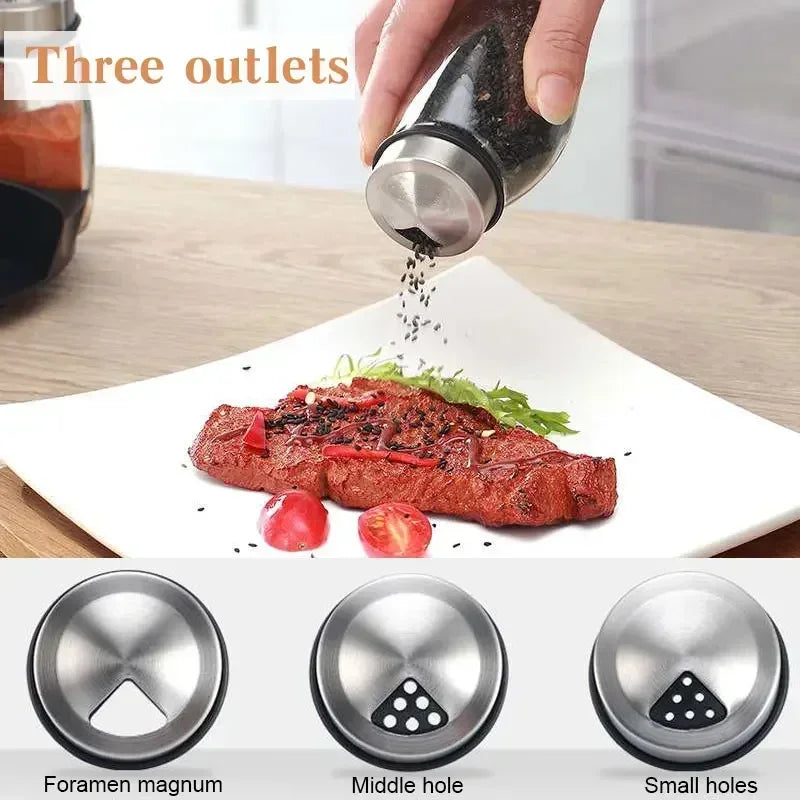 Rotating Seasoning Sugar Pepper Bottles
