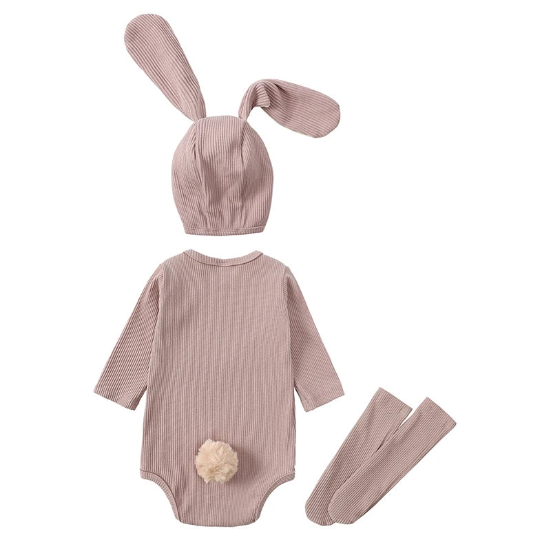 2025 Easter Day Rabbit Baby Rompers Spring Toddler