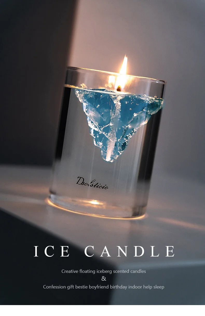 Healing Home Decorations Transparent Jelly Candles