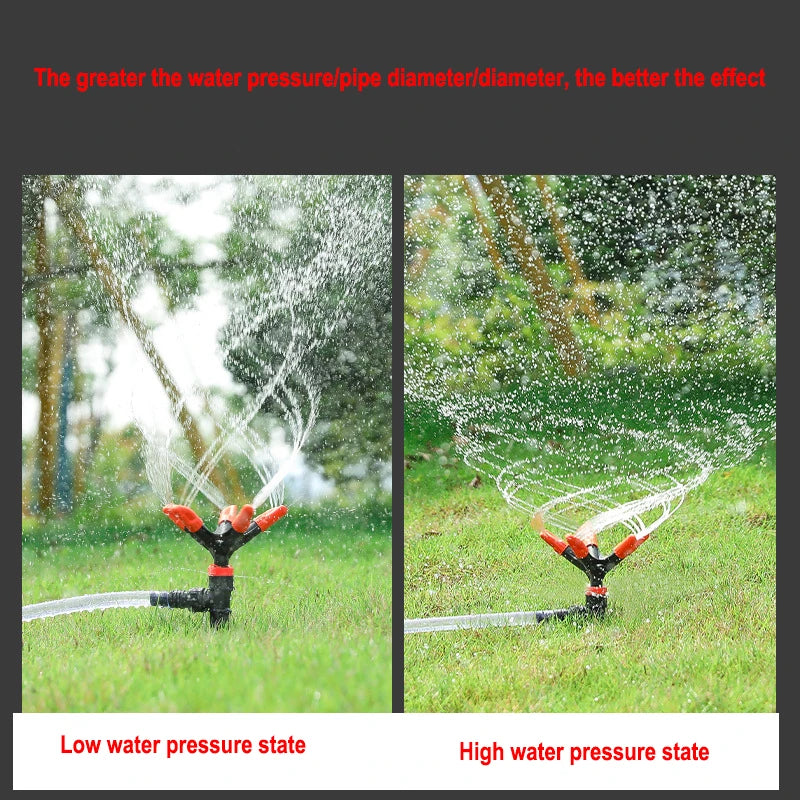 360° Rotating Pentagonal Showerhead Automatic Sprinkler