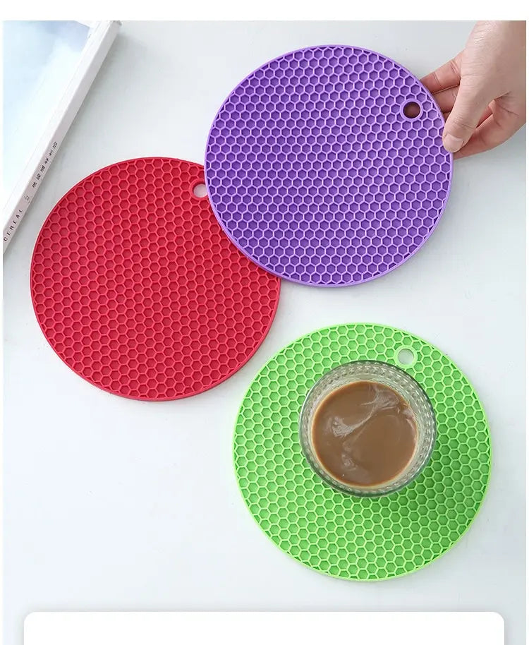 Round Heat Resistant Silicone Mat