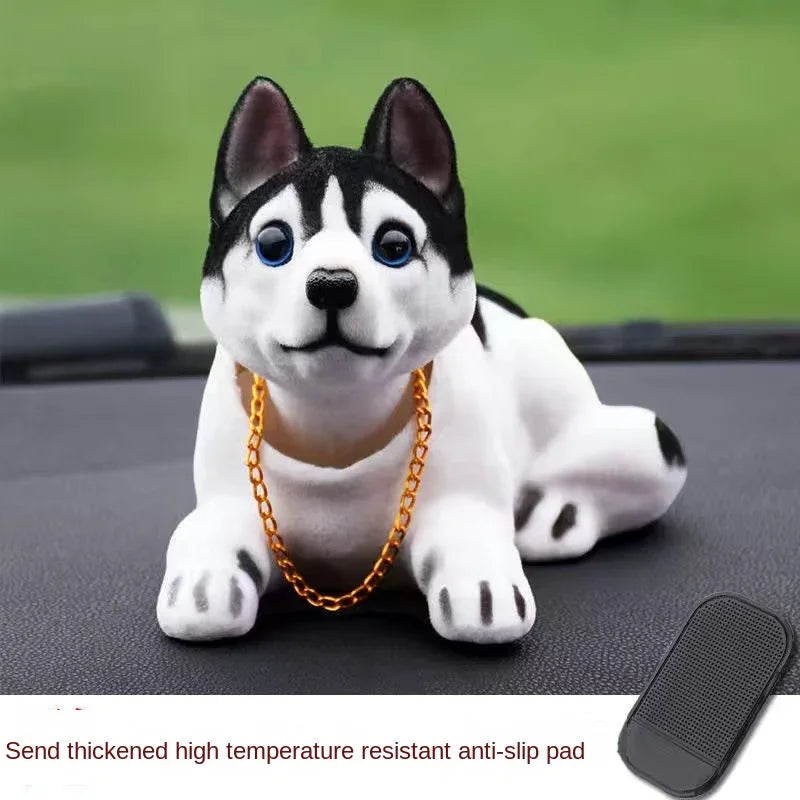 Car decoration shaking head dog