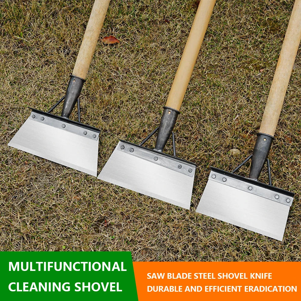 30cm Metal Weed Cleaning Shovel Stainless Steel Deicing Shovel