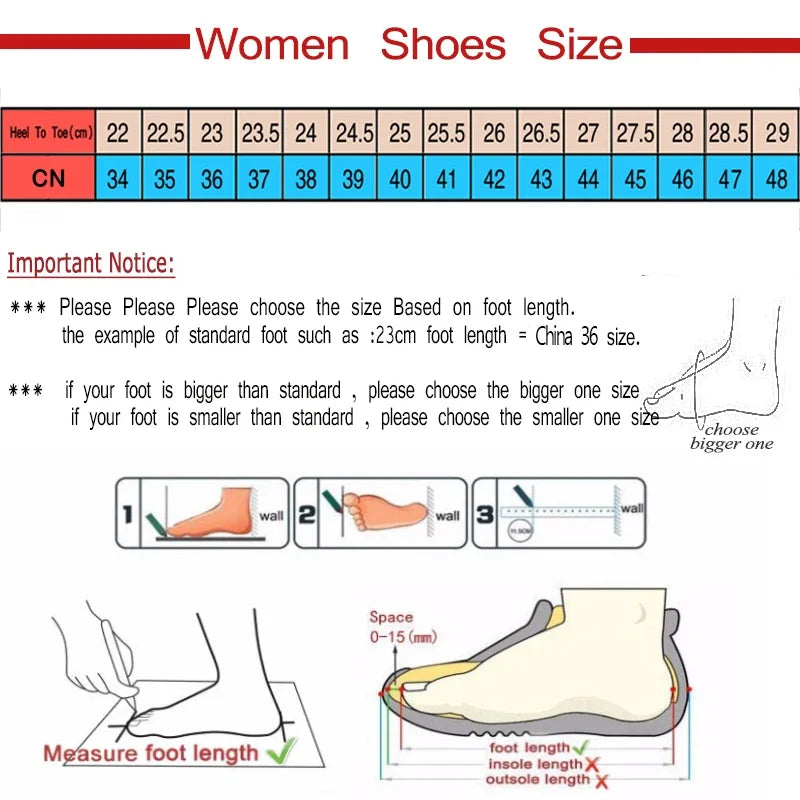 Red Casual Shoes Women Breathable