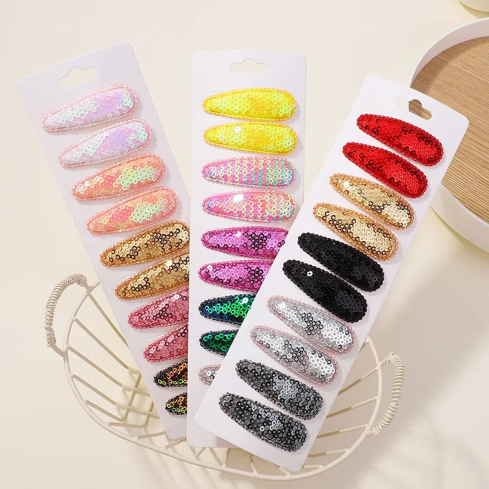 10Pcs/Set BB Hair Clips for Kids Handmade