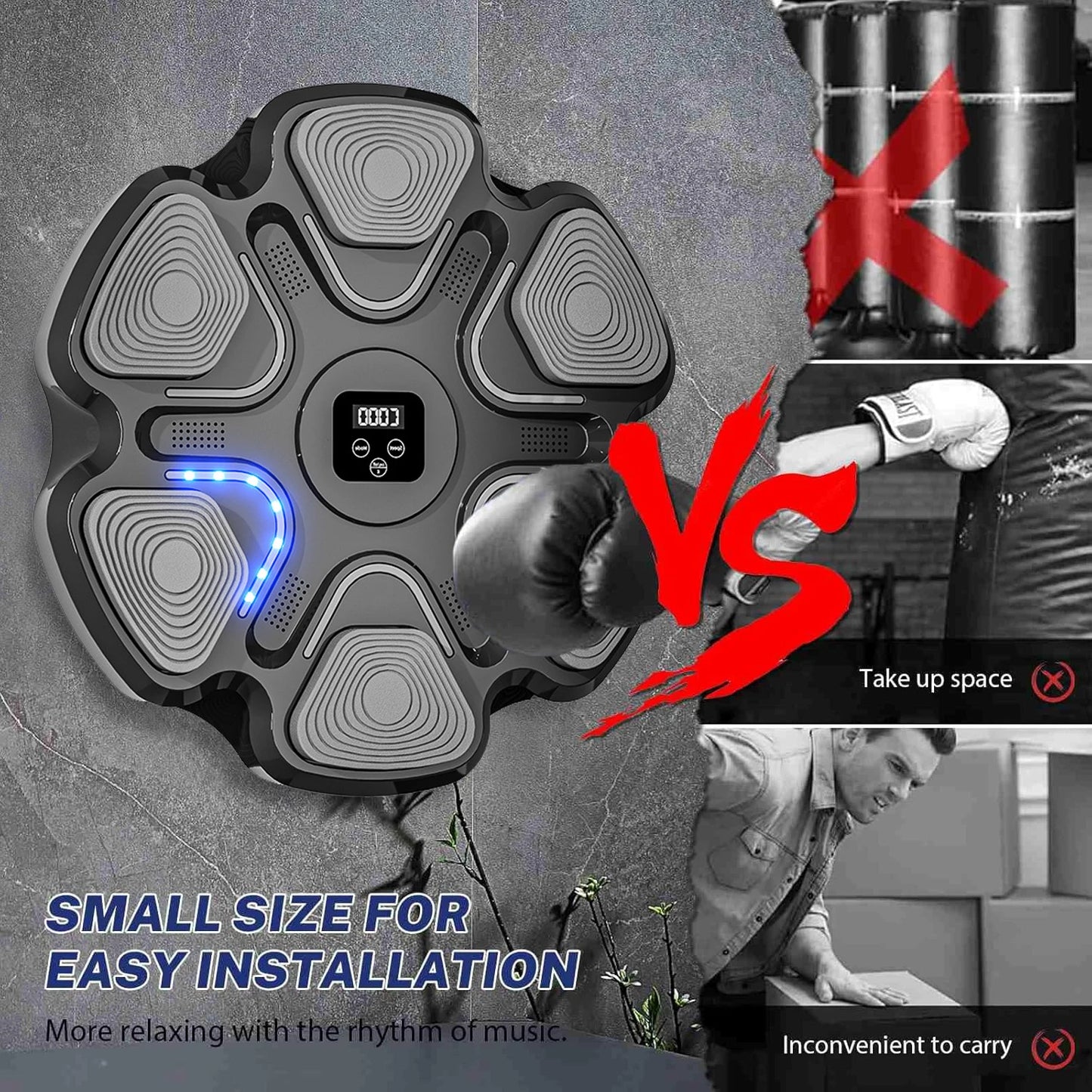 New Smart Music Boxing Machine Adult/Children