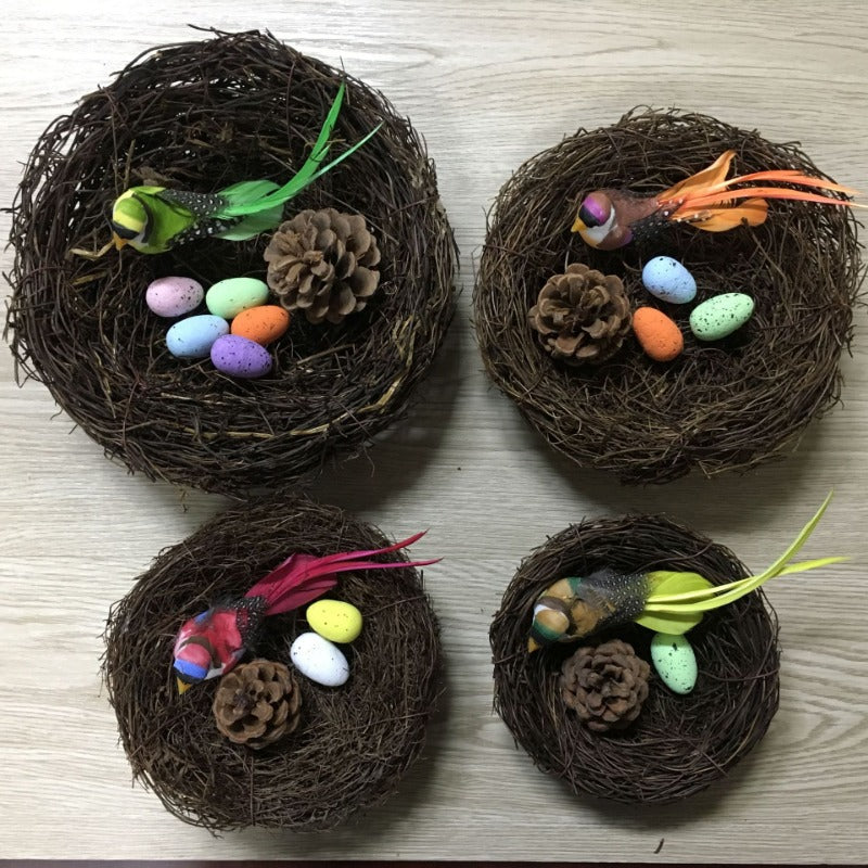 Easter Toad Vine Weaving Bird's Nest
