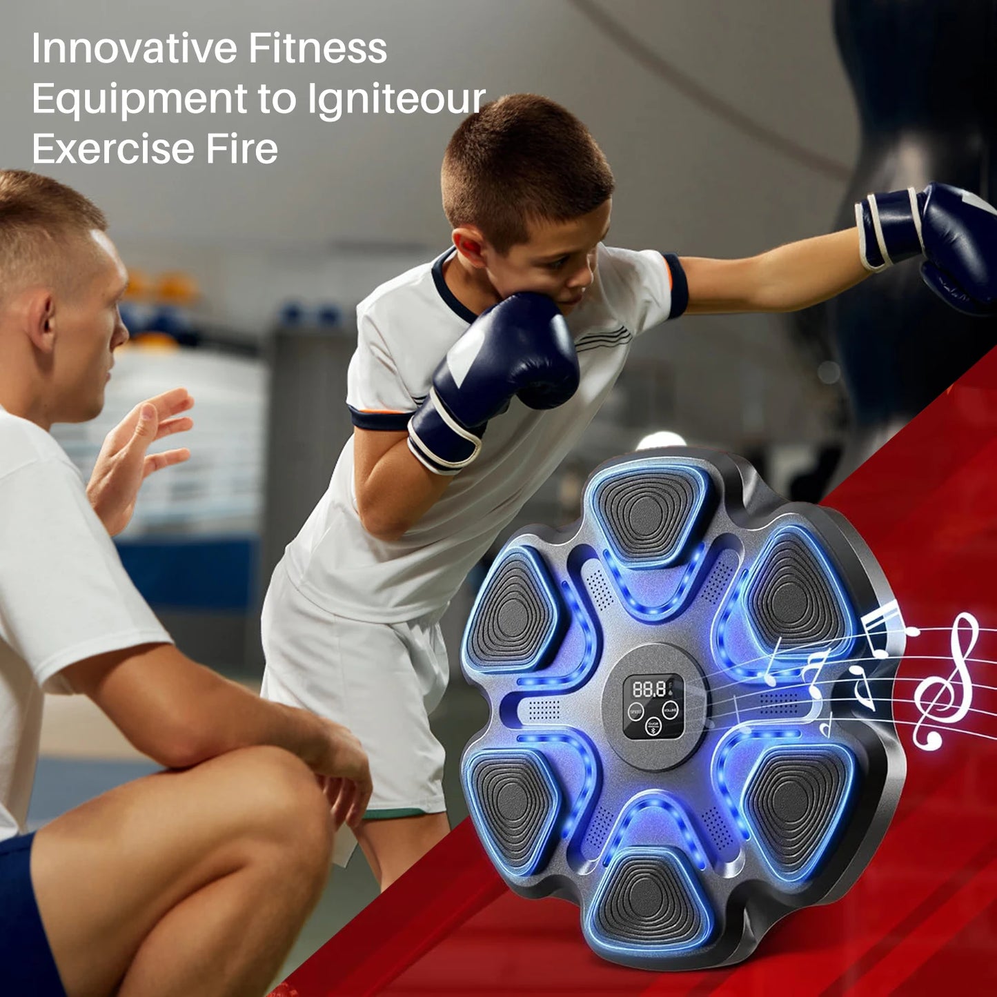 New Smart Music Boxing Machine Adult/Children